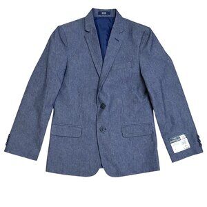 Nautica Boy's Youth Size 12 Sport Coat Blazer Suit Jacket Flag Blue NWT